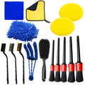 Car Detailing Brush Kit — 10 Piece Interior Cleaning Set for Vents, Gaps & Dashboard
