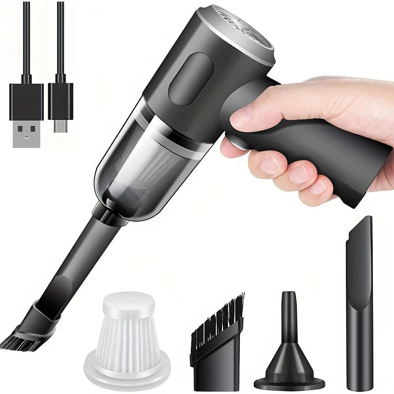 Cordless Car Vacuum — 690000Pa Powerful Suction, Wireless & Lightweight