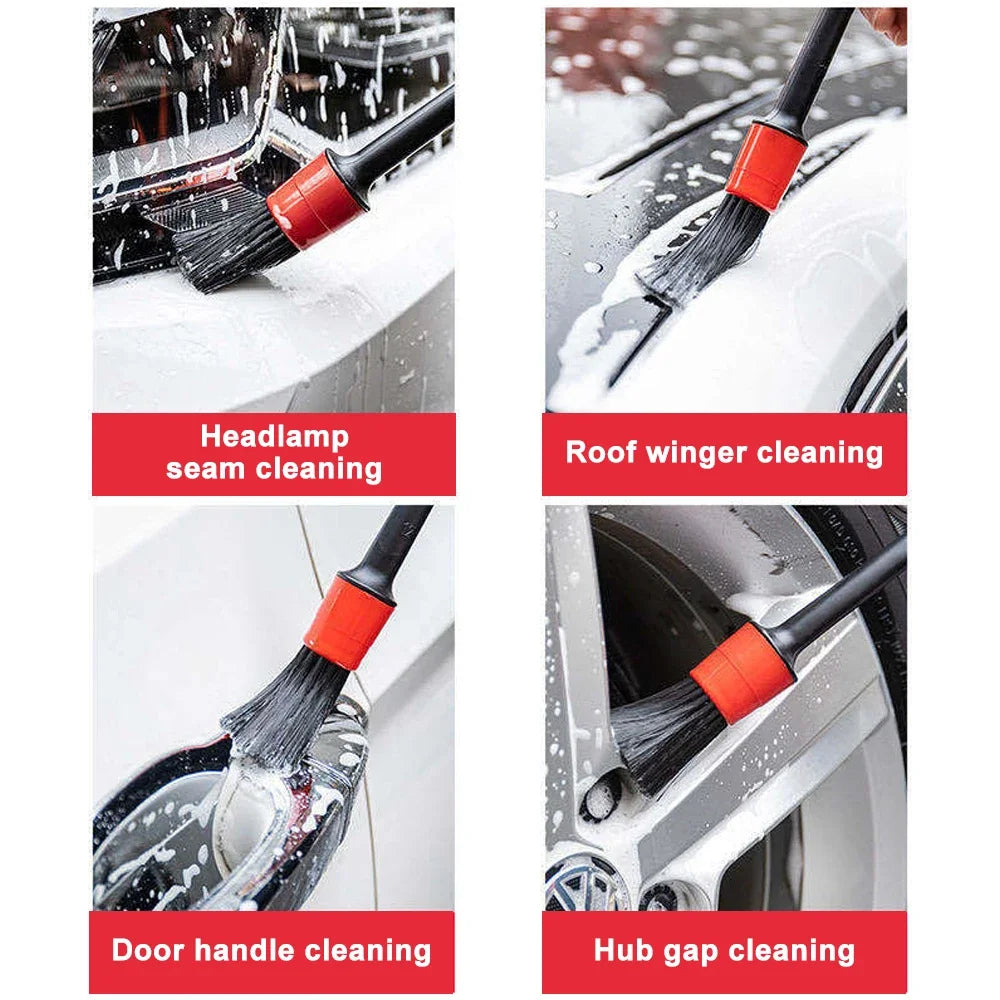 Car Detailing Brush Kit — 10 Piece Interior Cleaning Set for Vents, Gaps & Dashboard