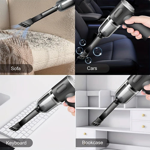 Cordless Car Vacuum — 690000Pa Powerful Suction, Wireless & Lightweight