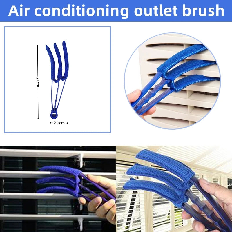 Car Detailing Brush Kit — 10 Piece Interior Cleaning Set for Vents, Gaps & Dashboard
