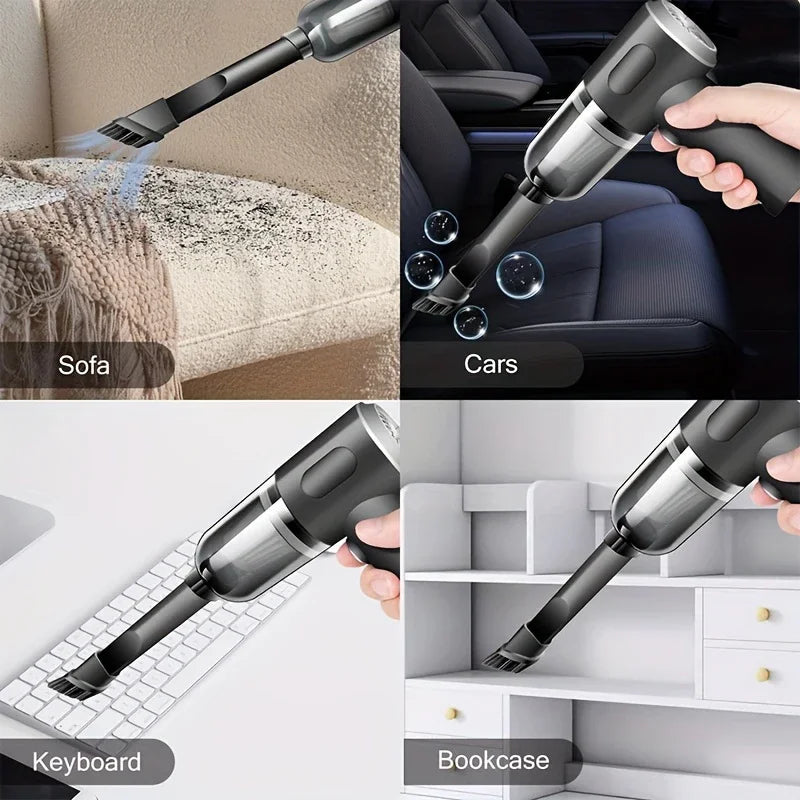 Cordless Car Vacuum — 690000Pa Powerful Suction, Wireless & Lightweight