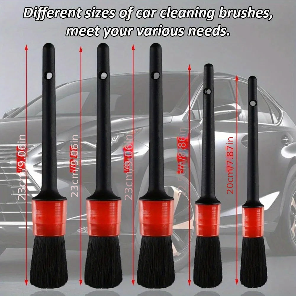 Car Detailing Brush Kit — 10 Piece Interior Cleaning Set for Vents, Gaps & Dashboard